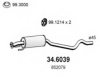 OPEL 5852349 Middle Silencer